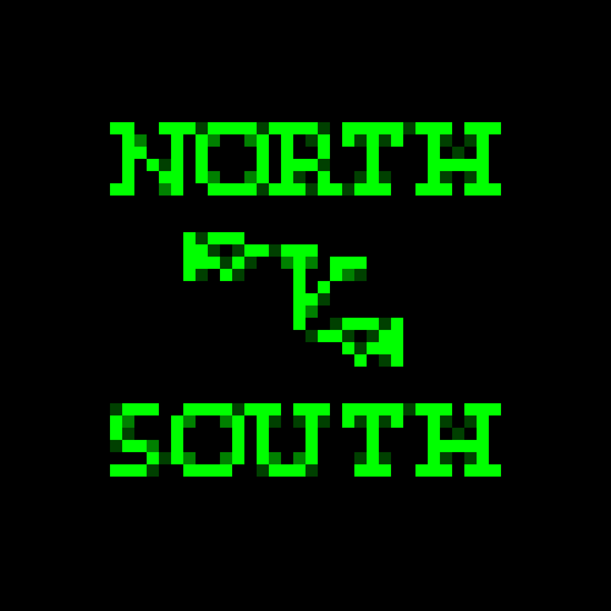 North v South
